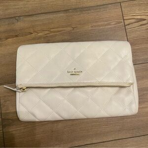 Kate Spade Quilted Leather Purple Lavender/Lilac Crossbody Handbag